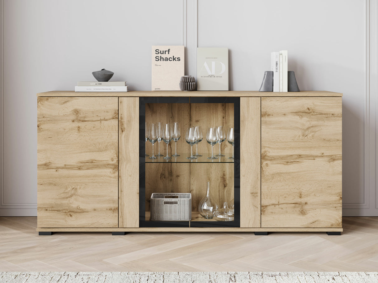 Szekrény CARO SB 154, Szín: Wotan tölgy, -világítás: Igen 4419096