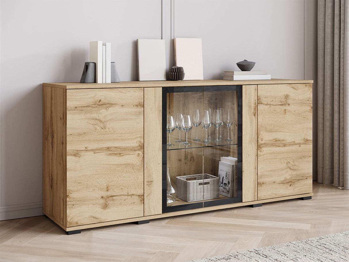 Szekrény CARO SB 154, Szín: Wotan tölgy, -világítás: Igen 4420543