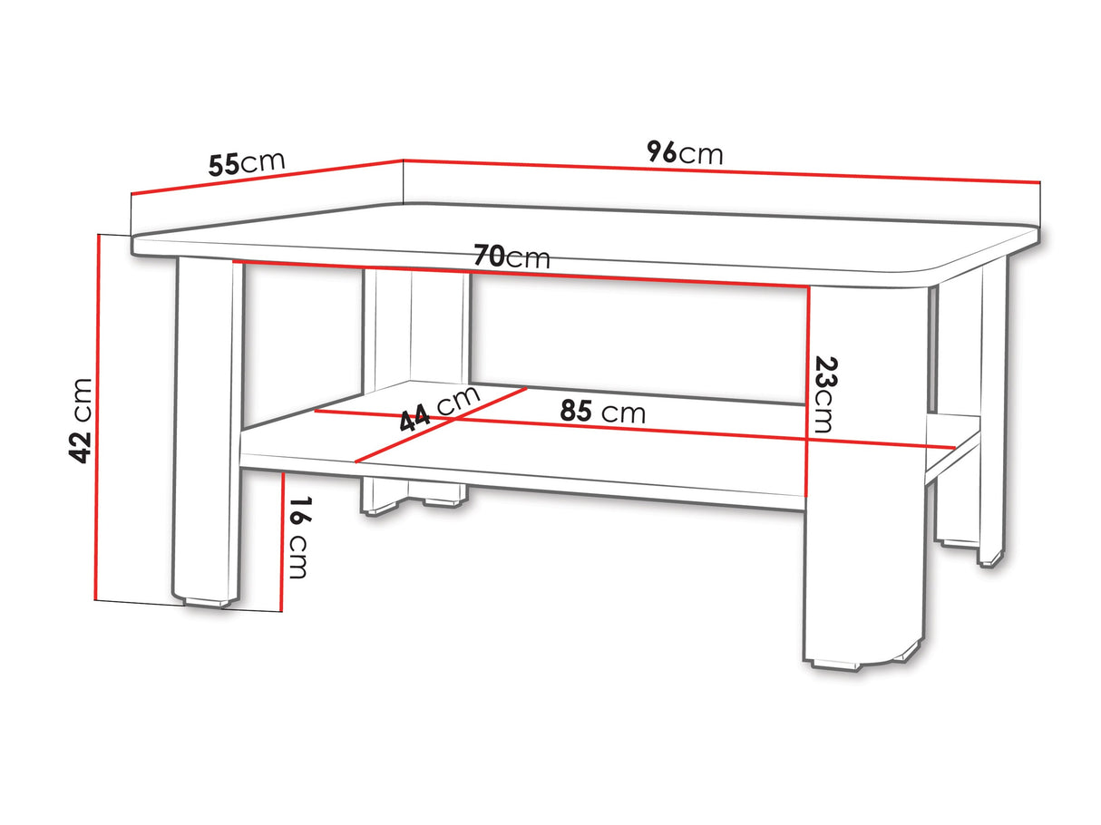 Dohányzóasztal REST, Szín: