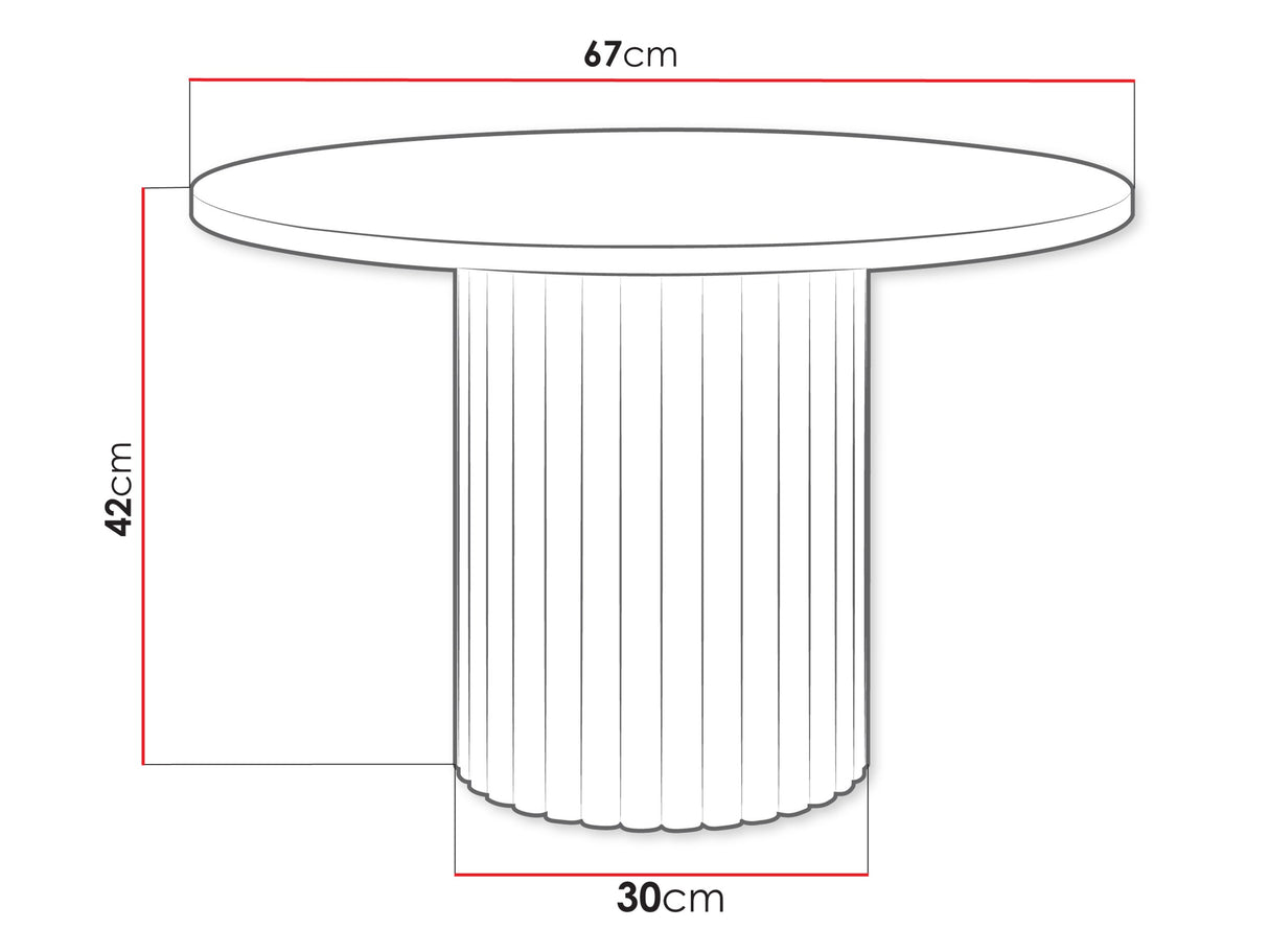 Dohányzóasztal STK M16, Szín: Kasmír