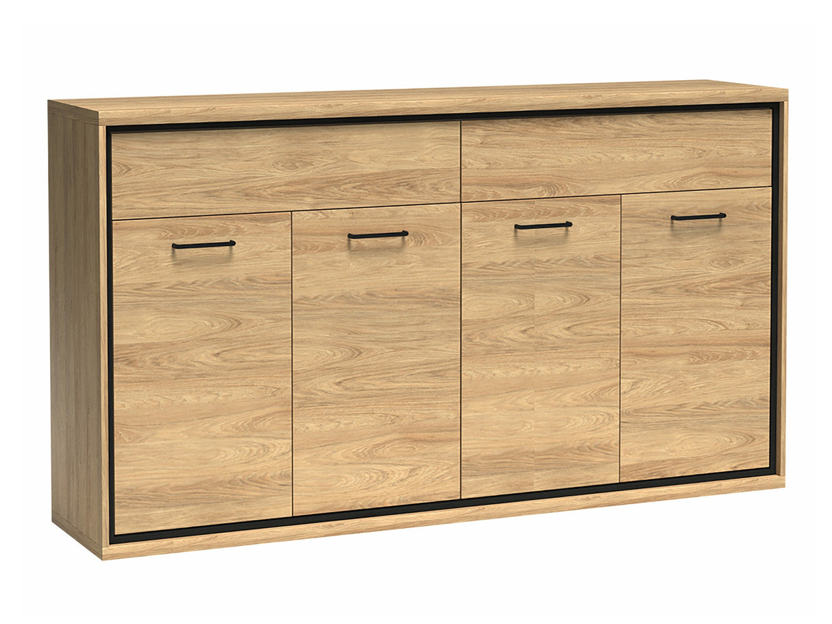 Komód MEDIOLAN 08 (Sarged SR08), Szín: Világos fa, -világítás: Nem, Lábak: Nem 4431585