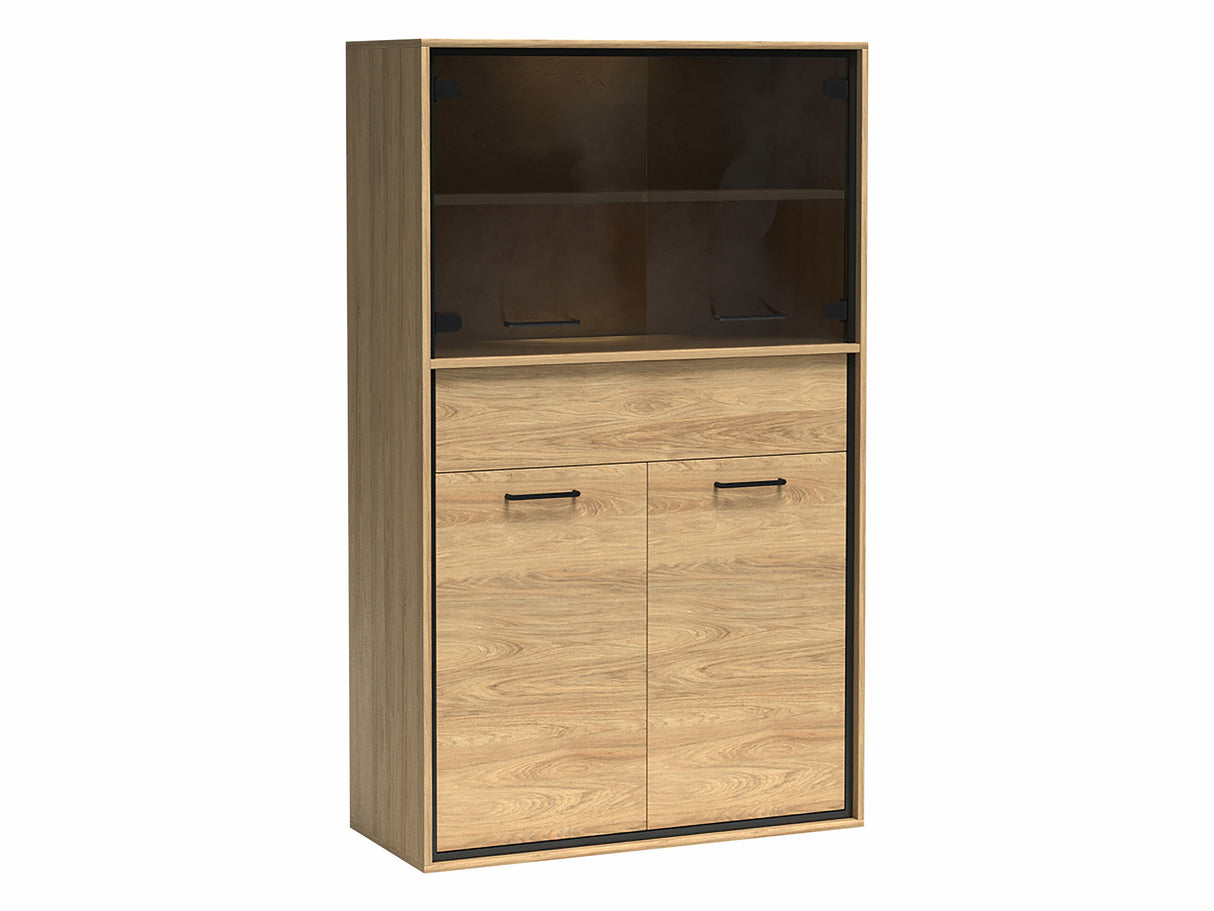 Könyvespolc Mediolan 05 (Sarged SR05), Szín: Világos fa, -világítás: Nem 4431771