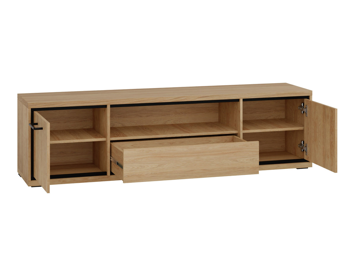 Nappali szett MEDIOLAN IV (Sarged IV), Szín: Világos fa, -világítás: Igen, Lábak: Igen 4432403