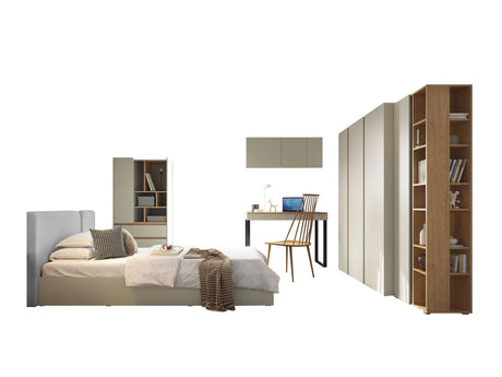 Bútorkészlet LUCA III, Szín: Poros zöld + Tölgy