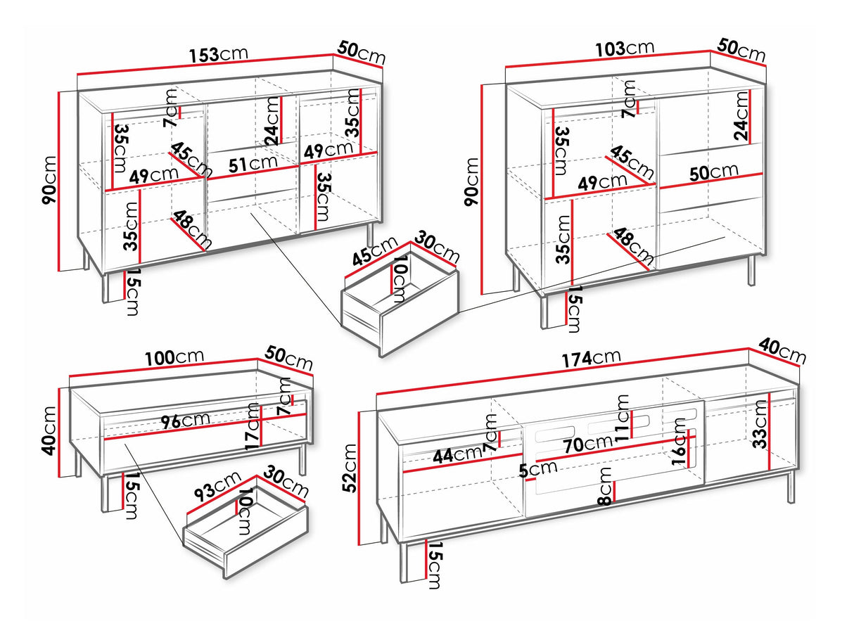 Nappali szett OZMI III :, Szín: 4436701