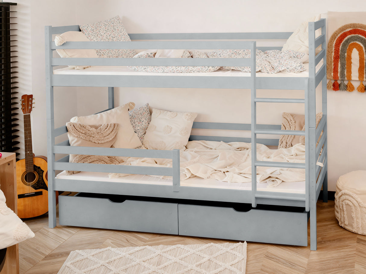 Emeletes ágy Nemo (Aero), Szín: Szürke, Alvó felület mérete: 90 x 190 cm 4441106
