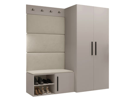 Előszoba garnitúra Garderoba MEDI I, Keret színe: Kasmír, Puha falpanel színe: Manila 02 4451527