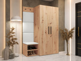 Előszoba garnitúra Garderoba MEDI IV, Keret színe: Artisan tölgy, Puha falpanel színe: Soft 017 4452072