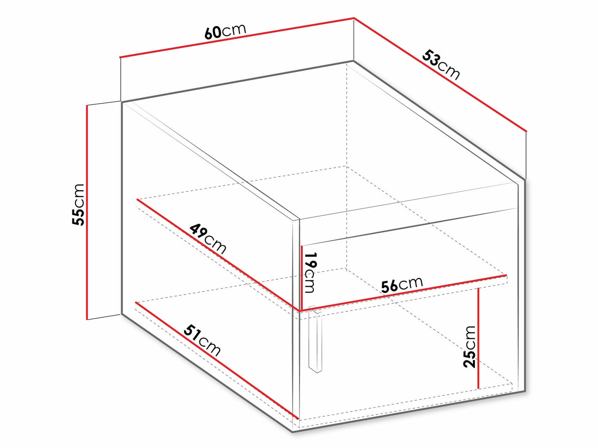 Szekrény ELENA 01, Szín: Sonoma tölgy 4453392