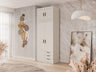 Gardróbszekrény Elena 2D3S +, Szín: