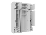 Gardróbszekrény ELENA 4D6S +, Szín: Sonoma tölgy 4454560