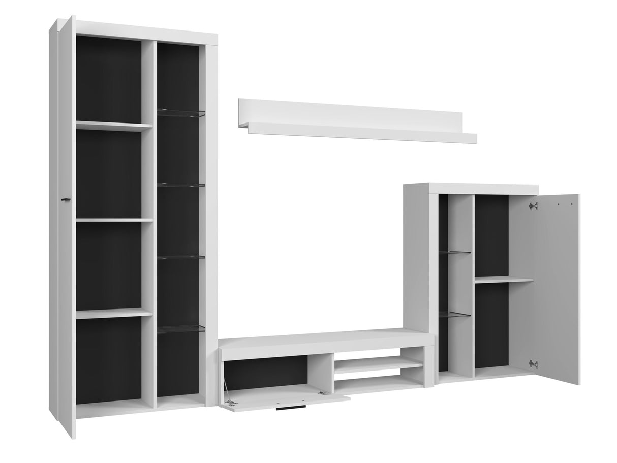 Nappali szett Rumba (Rodos) II, -világítás: Nem, Szín: Lefkas tölgy 4456364