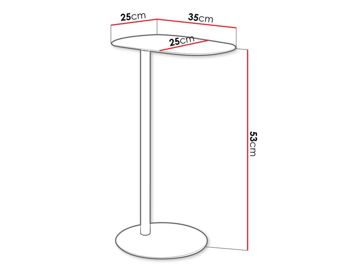 Kisasztal Stolik pomocniczy LENSIK, Szín: