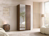 Gardróbszekrény BONO II, Szín: Dió + Aranysárga