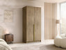 Gardróbszekrény BONO I, Szín: Lighfa + Aranysárga 4461939