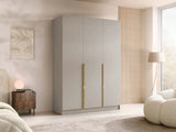 Gardróbszekrény CALIA I, Szín: Kasmír + Aranysárga 4462103