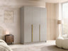 Gardróbszekrény CALIA I, Szín: Kasmír + Aranysárga 4462103