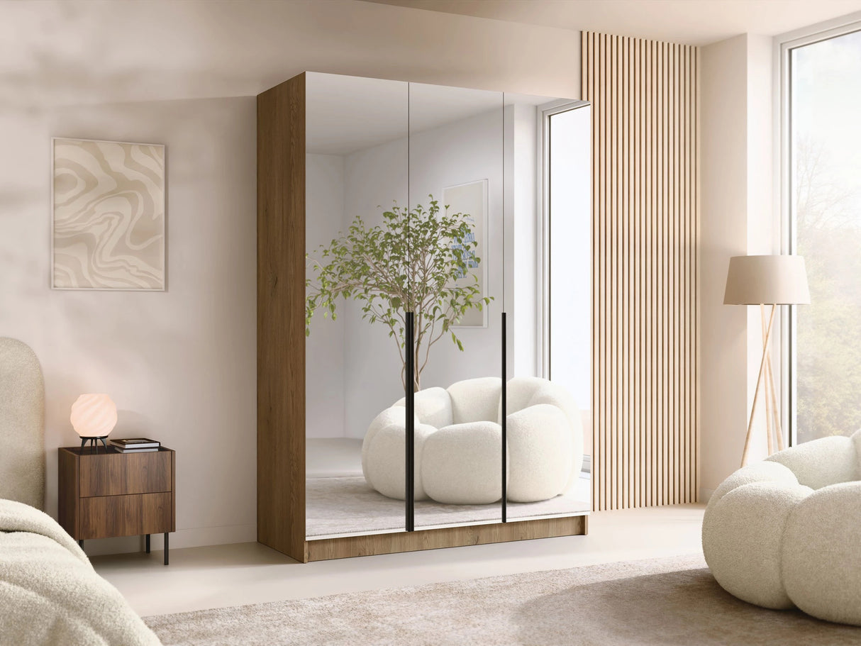 Gardróbszekrény CALIA III, Szín: Világos fa 4462318