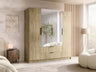 Gardróbszekrény SOFIA II 200, Szín: Tölgy, Fogantyú színe: 4463840