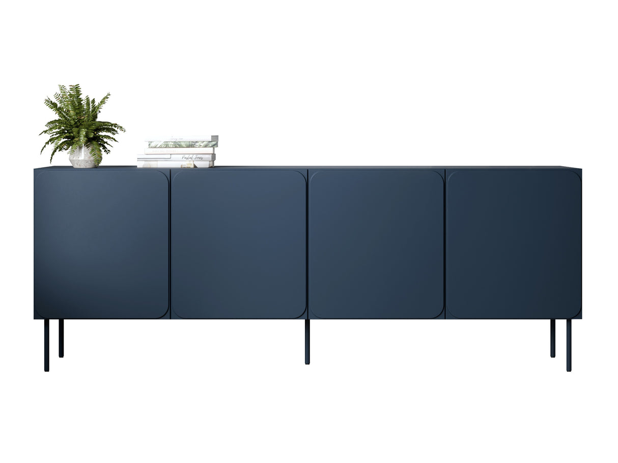 Szekrény 200 4D Rafael, Szín: Indigó