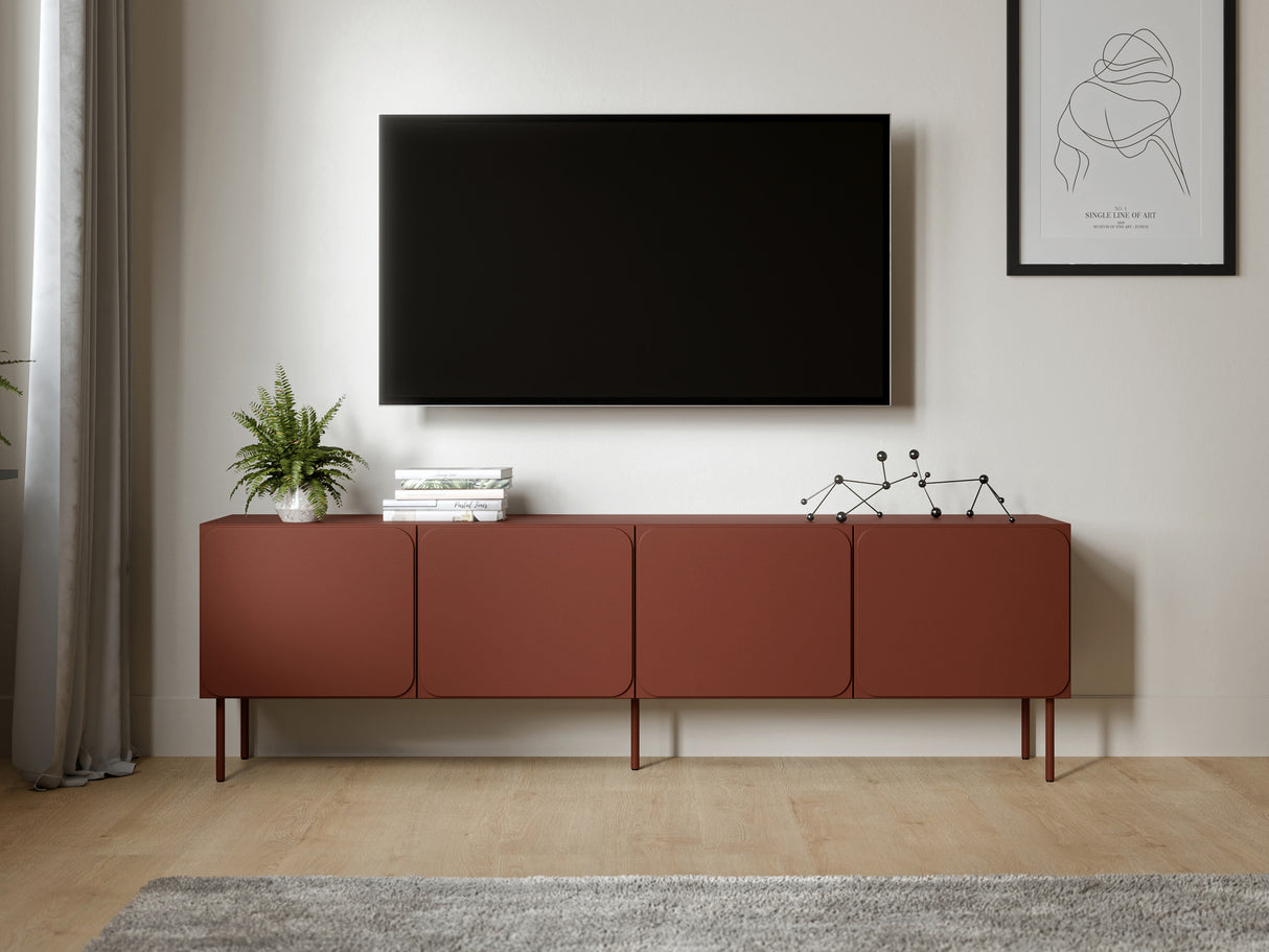 TV-állvány RTV 200 4D Rafael, Szín: Vörös toszkán