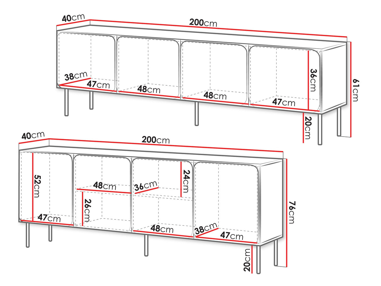 Nappali szett RAFAEL I, Szín: Indigó