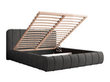 Ágy SLIM XI ślizgi, Szín: Kronos 35, Alvó felület mérete: 160 x 200 cm