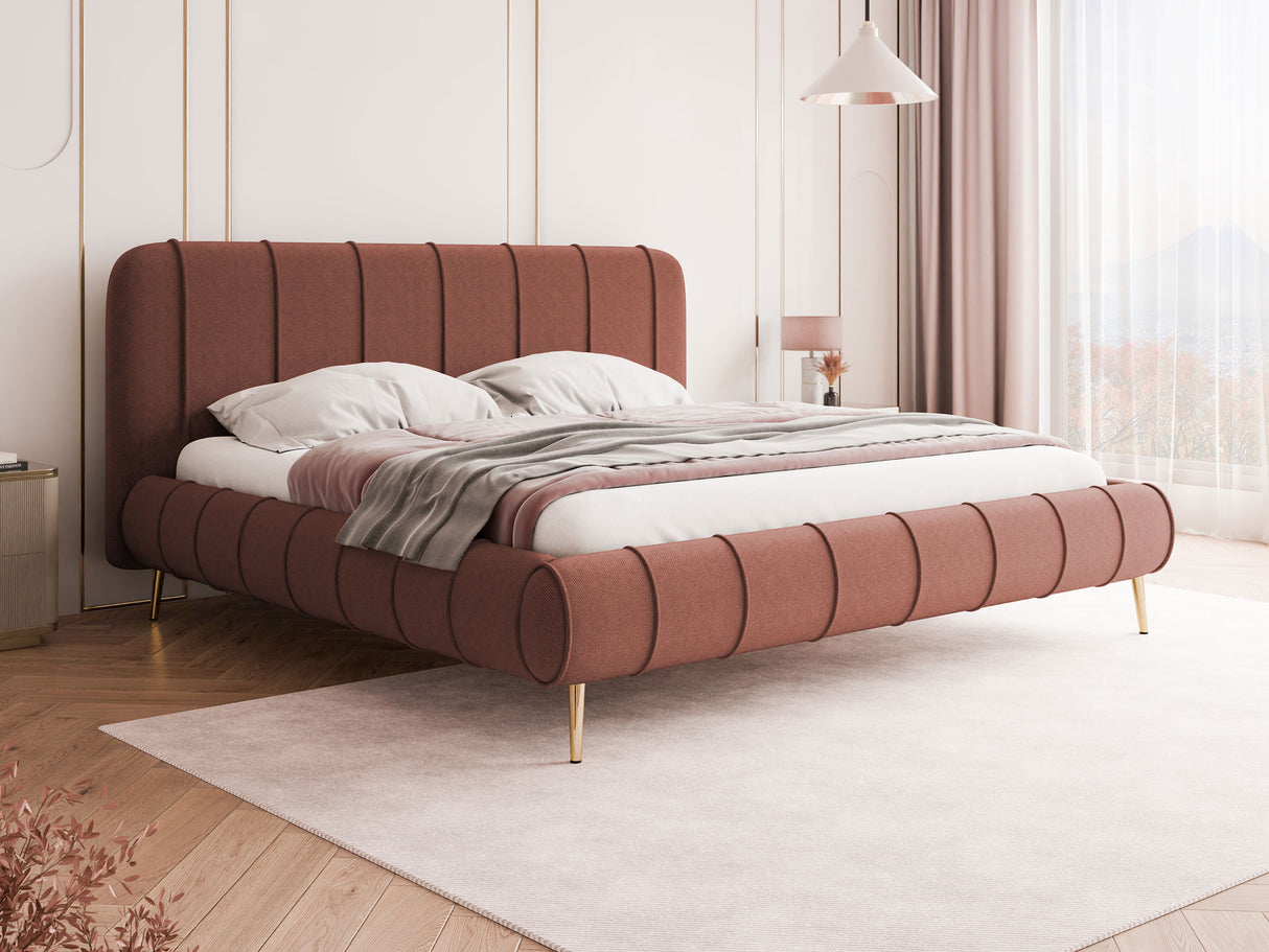 Ágy SLIM XI złote nemgi, Szín: Kronos 29, Alvó felület mérete: 120 x 200 cm