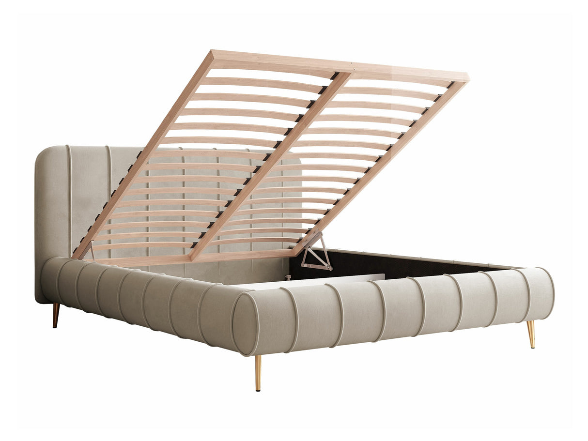 Ágy SLIM XI złote nemgi, Szín: 02, Alvó felület mérete: 120 x 200 cm