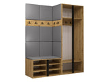 Előszoba garnitúra ORION III (Tavasz III), Keret színe: Kasmír, Puha falpanel színe: Manila 16