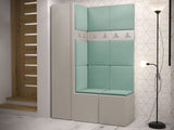 Előszoba garnitúra ORION IX (Tavasz IX), Keret színe: Kasmír, Puha falpanel színe: Manila 11