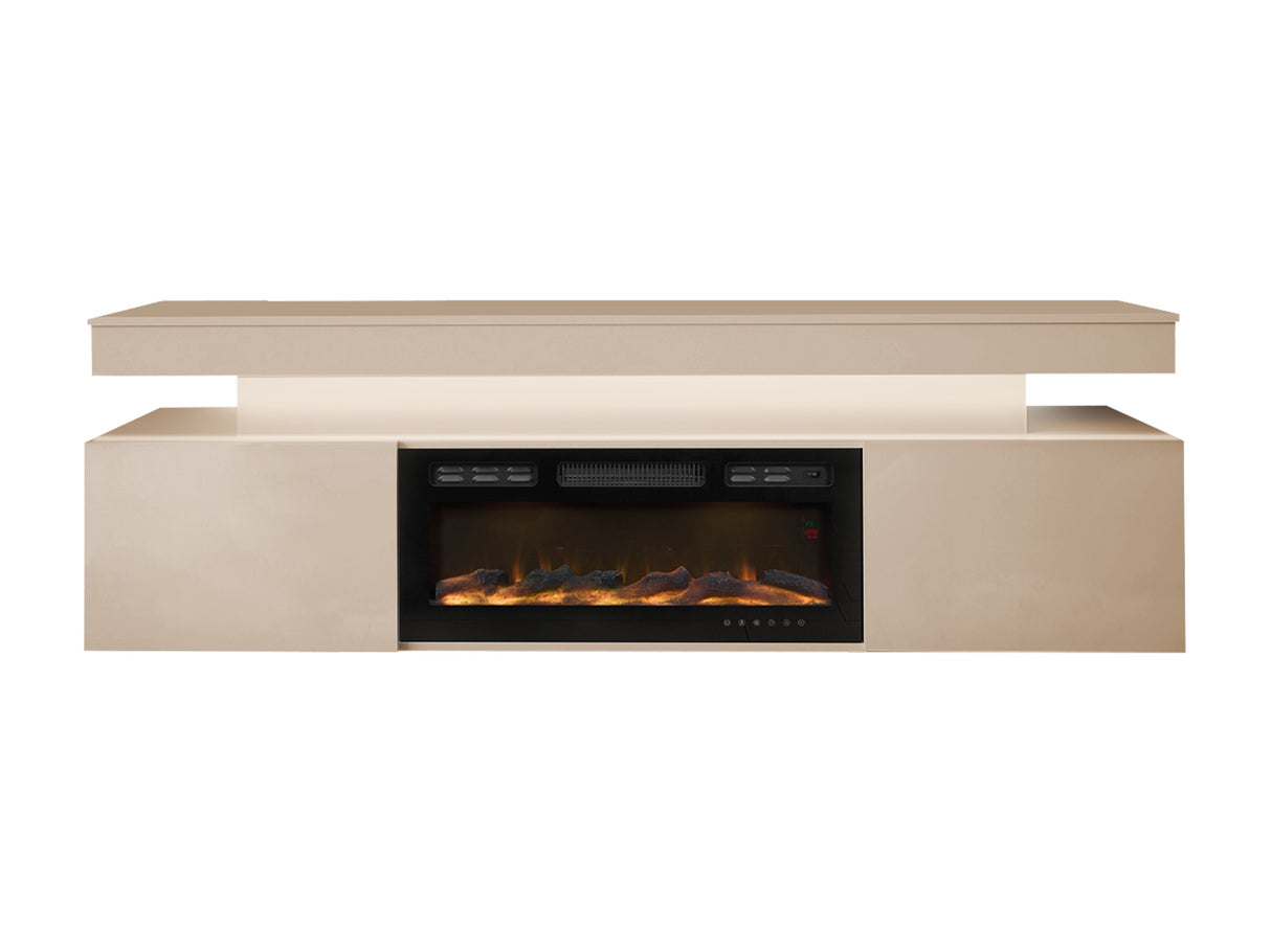 TV-állvány RTV EF 2D GLOSSA + + (Lestirola), Szín: Világosbarna 4479239