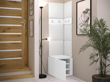 Előszoba garnitúra ORION XXI (Tavasz XXI), Keret színe: Fehér, Puha falpanel színe: Soft 017 4480622