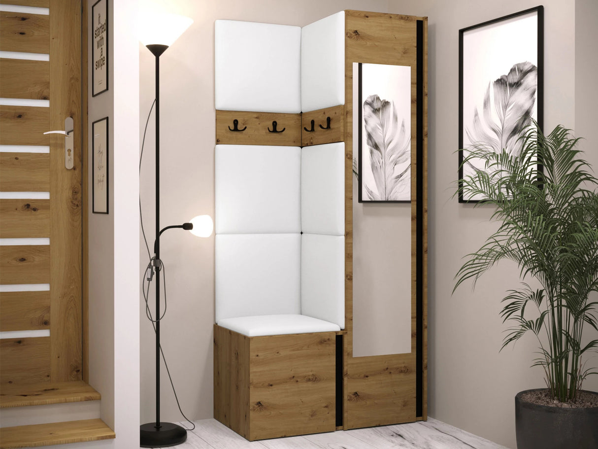 Előszoba garnitúra ORION XXV (Tavasz XXV), Keret színe: Artisan tölgy +, Puha falpanel színe: Soft 017 4483285
