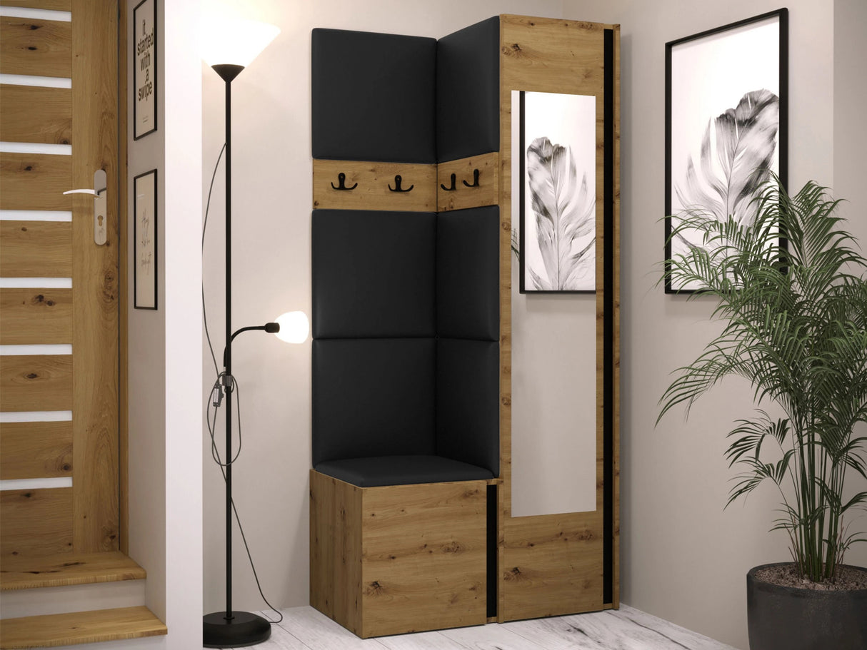 Előszoba garnitúra ORION XXV (Tavasz XXV), Keret színe: Artisan tölgy +, Puha falpanel színe: Soft 011 4483353