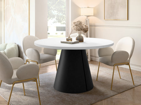 Asztal CALMA 100, színe: Fehér