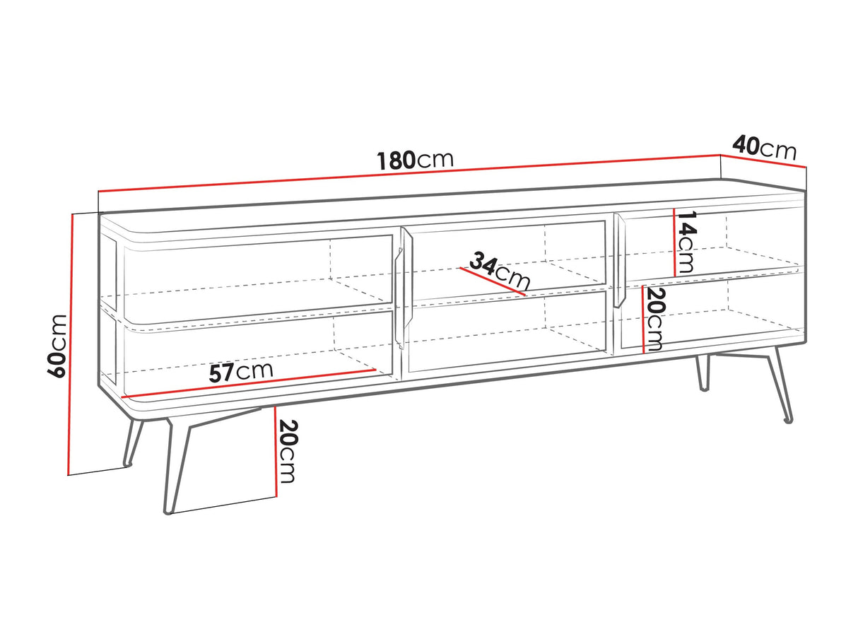 TV-állvány RTV MODERA, Szín: