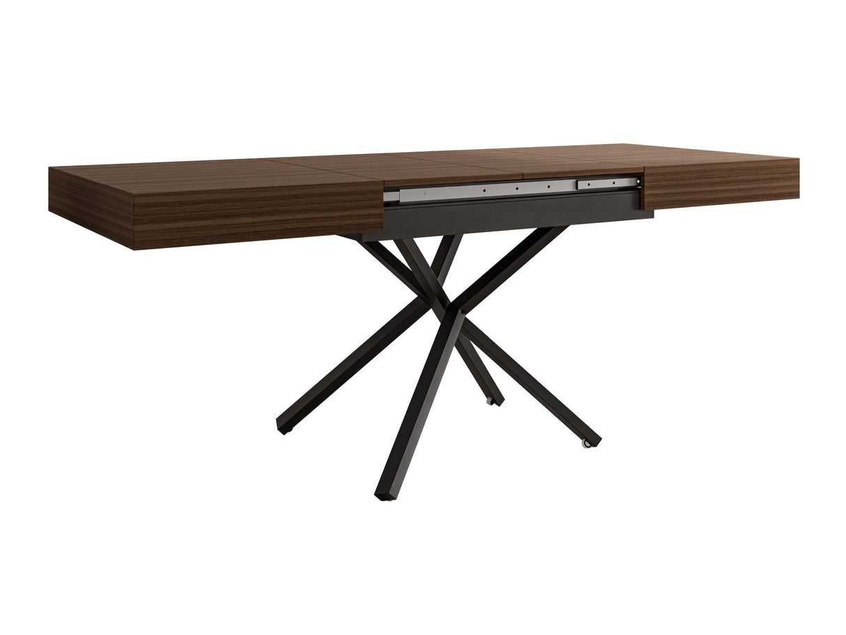 Kihajtható dohányzóasztal SANNA X, színe: Dió
