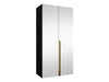 Gardróbszekrény MILA 3 100, Szín:, Fogantyú színe: Aranysárga