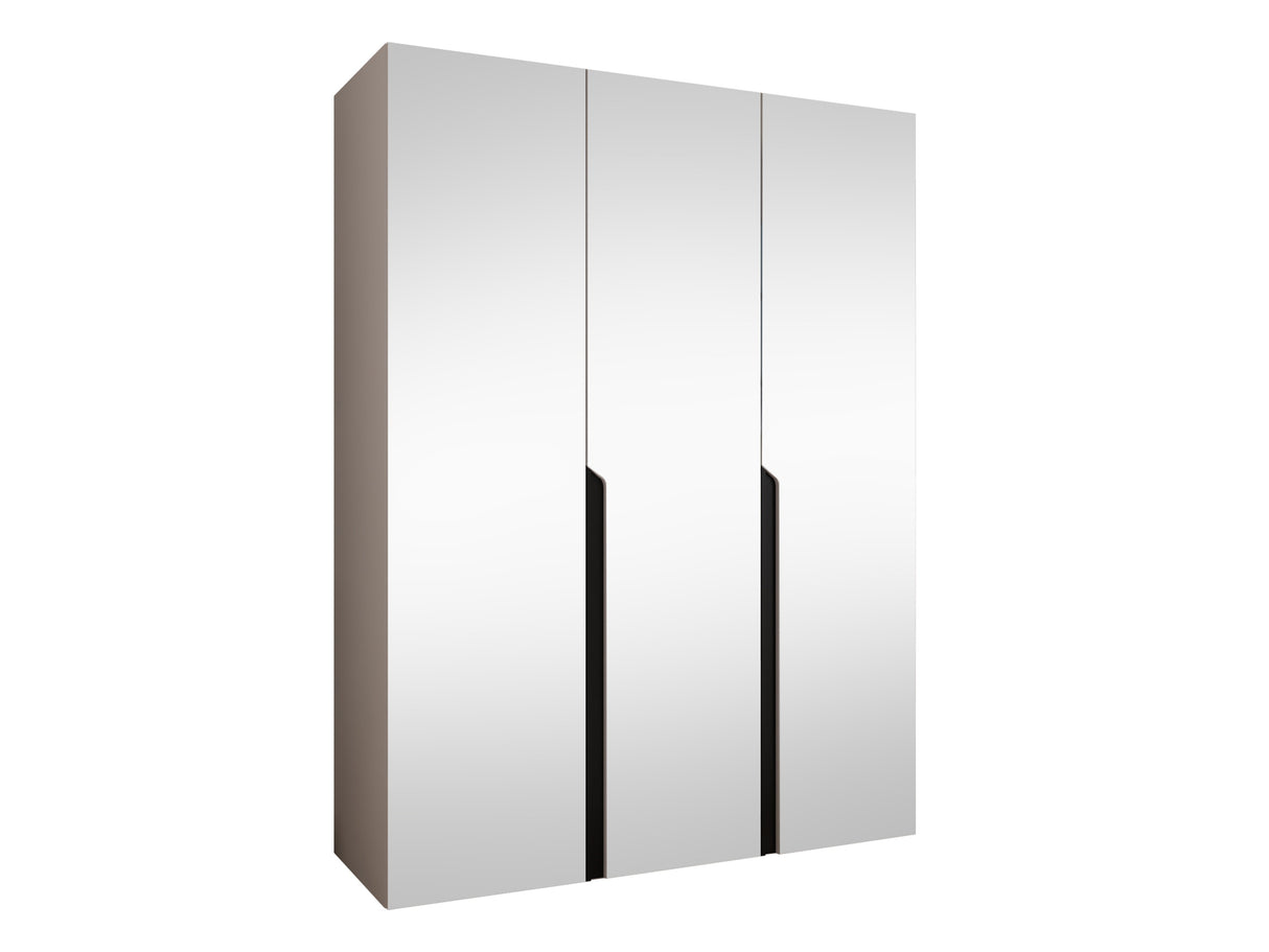 Gardróbszekrény MILA 3 150, Szín: Kasmír, Fogantyú színe: