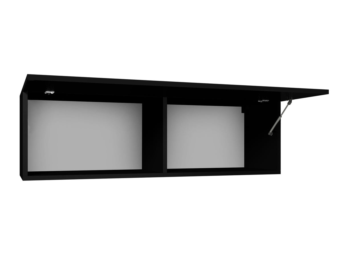 Fali szekrény Calabrini (Bralani BR02), Szín: Fehér + Fényes fehér 4507550