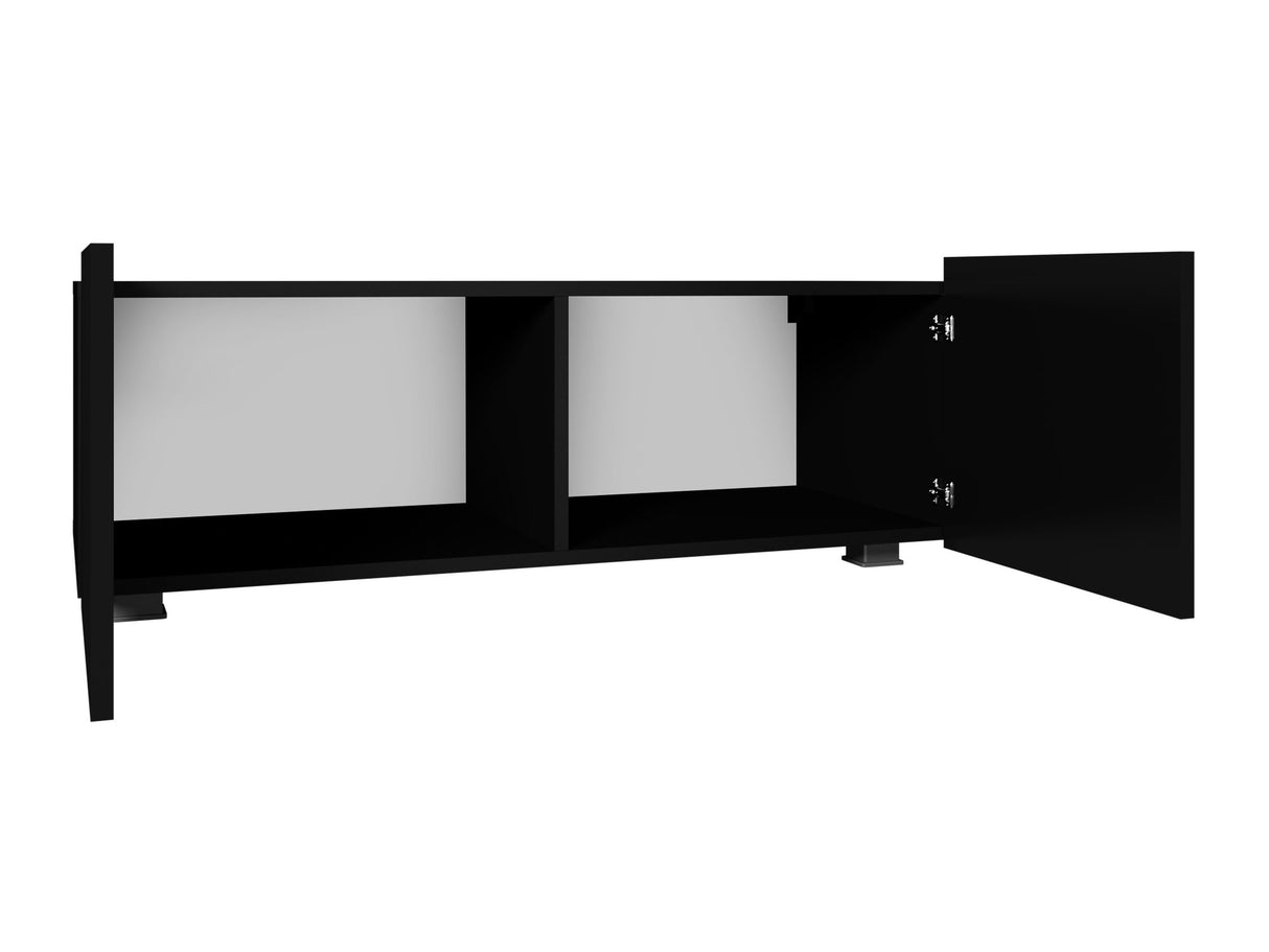 TV-állvány Calabrini 100 (Bralani BR03), Szín: Fehér + Fényes fehér 4507652