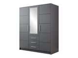 Gardróbszekrény BALI D3, Szín: Grafit 4507854