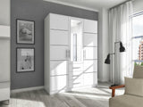 Gardróbszekrény BALI D3, Szín: Fehér 4507860