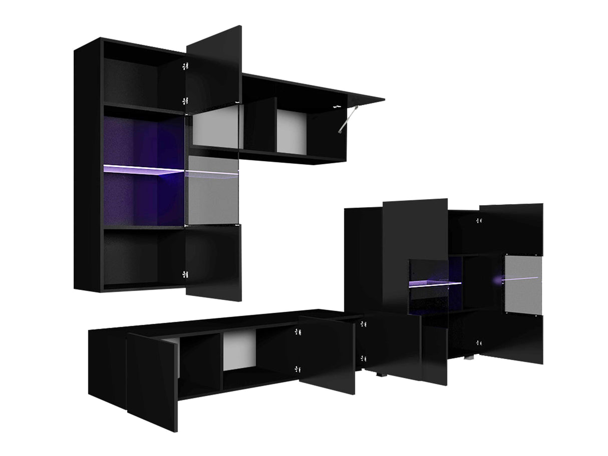 Nappali szett Calabrini (Bralani III), -világítás: Nem, Szín: Fényes fehér 4509171