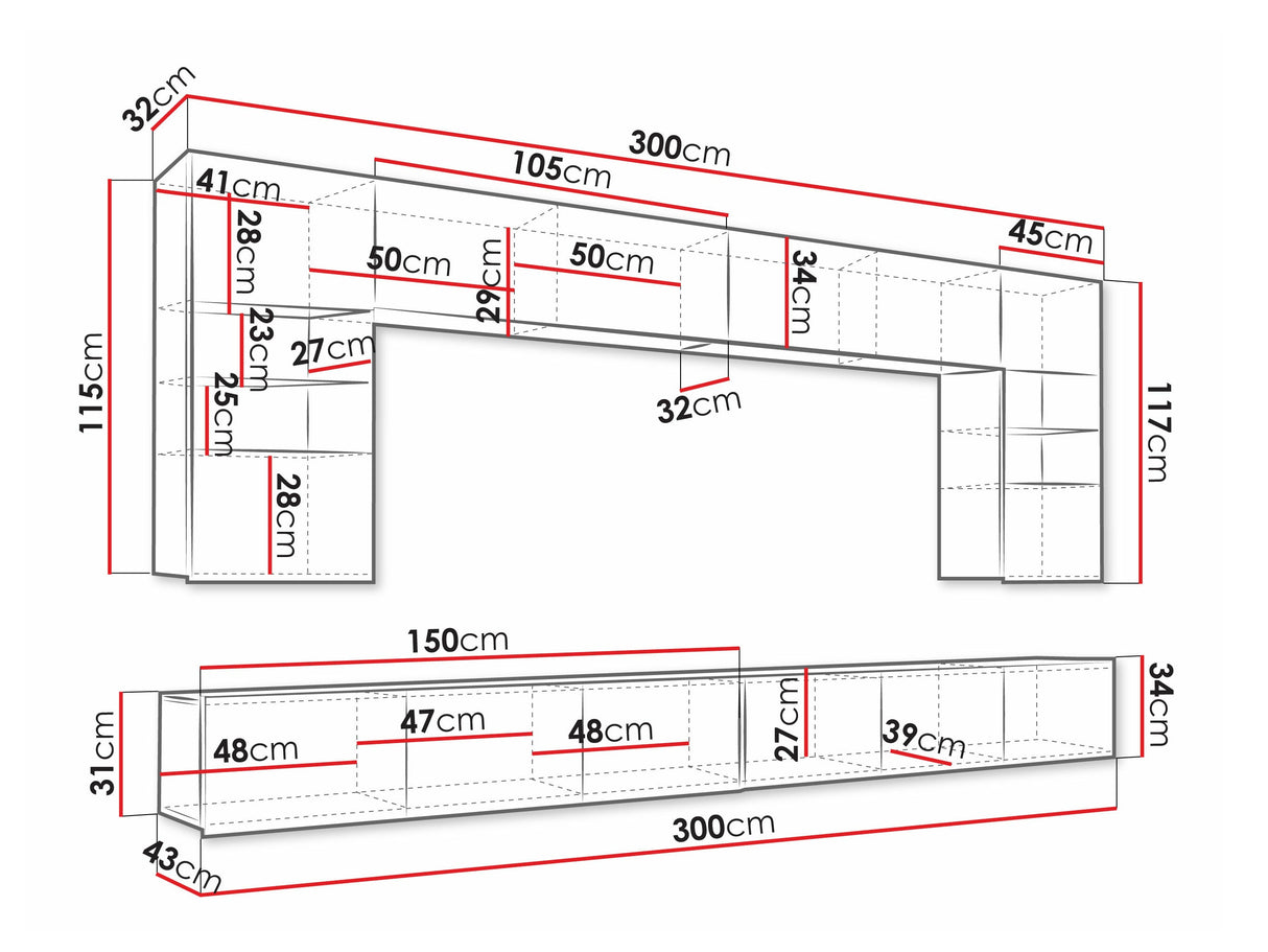 Nappali szett Calabrini (Bralani I), Szín:, -világítás: Fehér 4510318