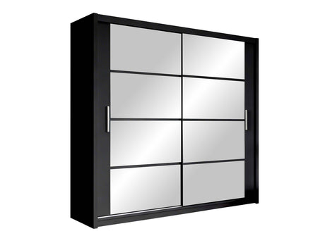 Gardróbszekrény DAKOTA 203, Szín: Fekete