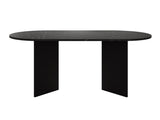 Asztal GELIZO 22 mm, Szín: Fekete márvány + Fekete