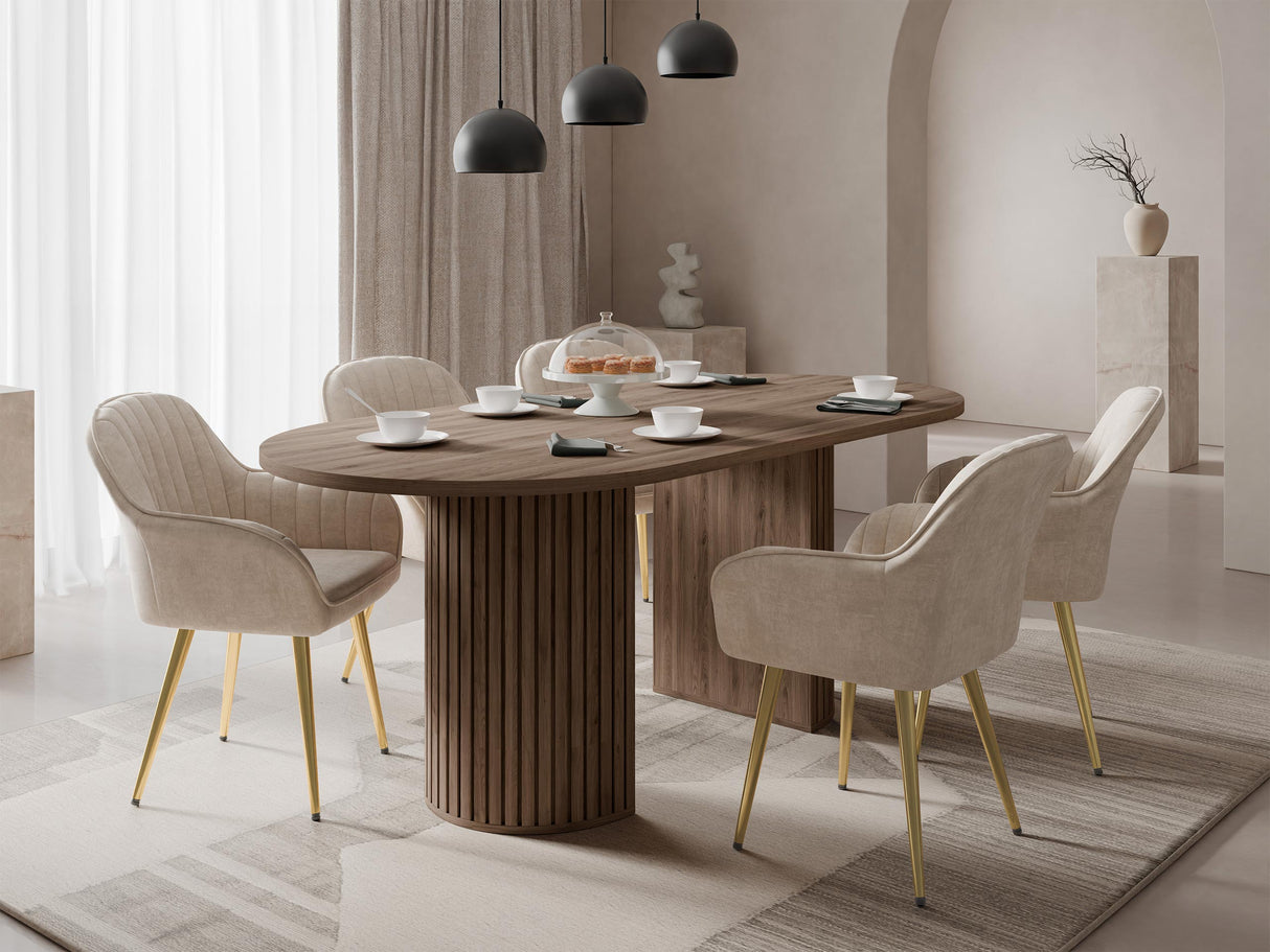 Asztal WOTKON, Szín: Dió