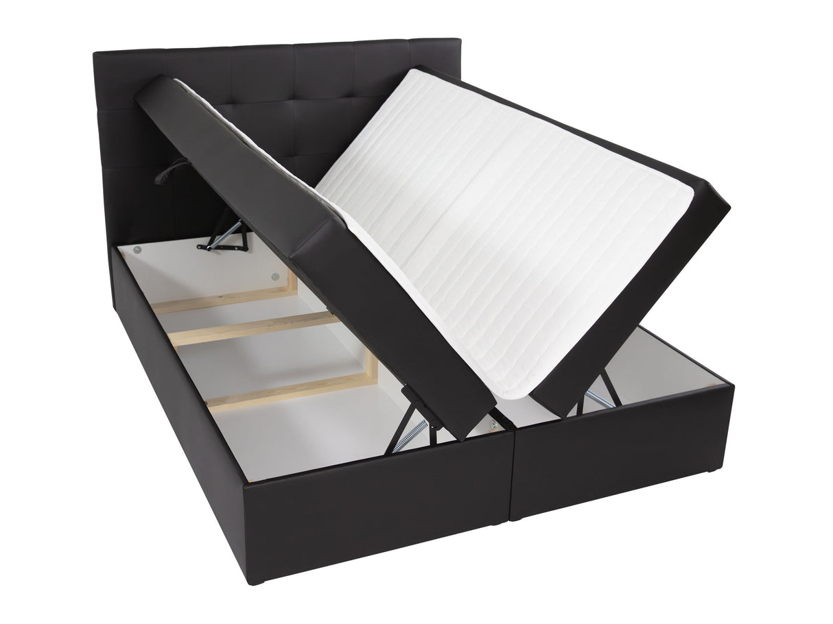 Kontinentális ágy Luanda (Cinema), Szín: Lágy öko-bőr 017, Alvó felület mérete: 160 x 200 cm 4531958